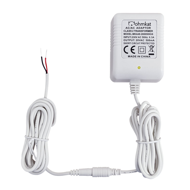 OhmKat 230V Video Doorbell Power Supply - Compatible with Nest Hello