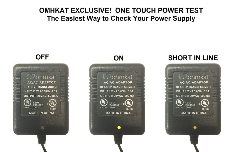 OhmKat Video Doorbell Power Supply - Compatible with August Doorbell Cam