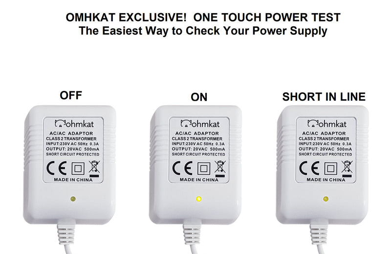 OhmKat 230V Video Doorbell Power Supply - Compatible with Nest Hello