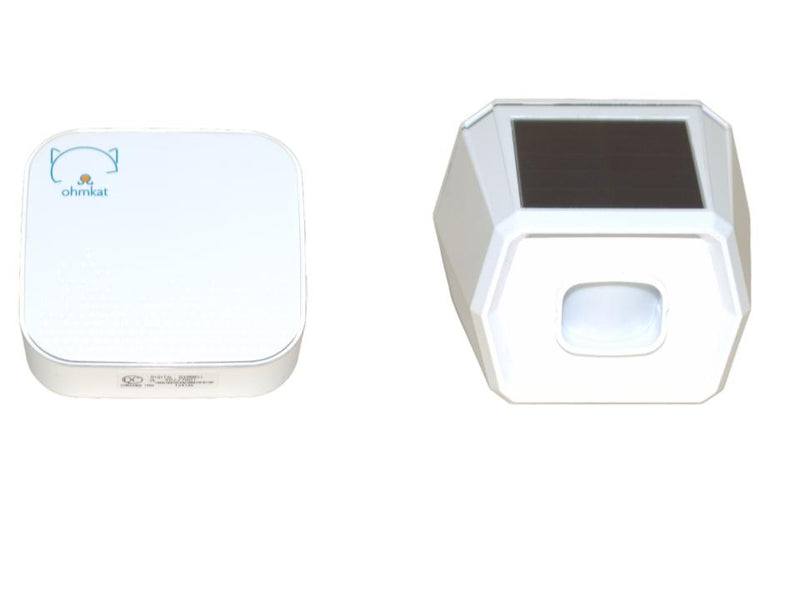 OhmKat SOLAR POWERED Long Range Motion Driveway Alarm - Amazing Home Security