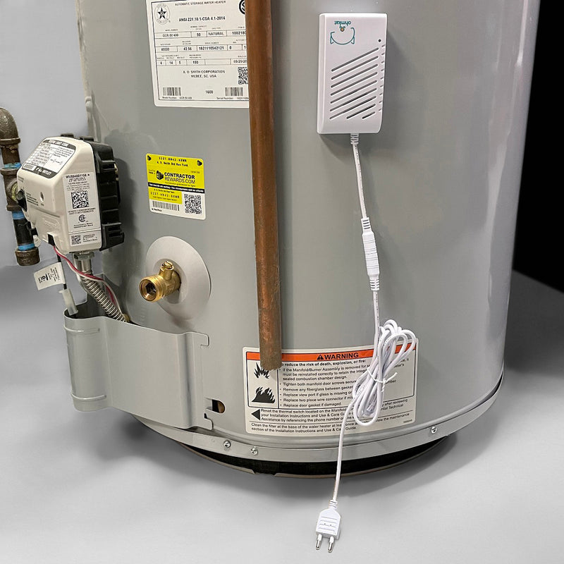 Water Wrangler - Wireless Water Leak Sensor and Alarm with OhmKat Wireless Chime Integration (Patent Pending)