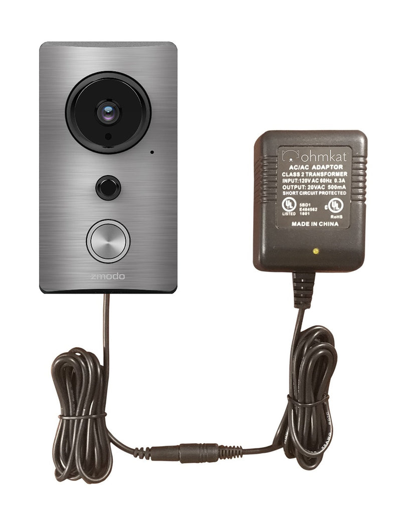 OhmKat Video Doorbell Power Supply - Compatible with Zmodo Video Doorbells